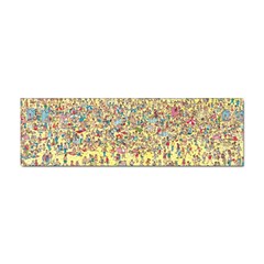 Waldo Cartoon Where s Wally Water Sky Sea Day Nature Sticker Bumper (100 Pack) by 99art