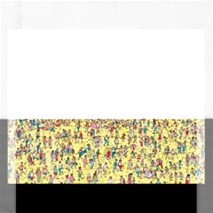 Waldo Cartoon Where s Wally Water Sky Sea Day Nature Rectangular Jigsaw Puzzl by 99art