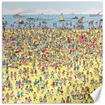 Waldo Cartoon Where s Wally Water Sky Sea Day Nature Canvas 20  x 20  19 x19.27  Canvas - 1