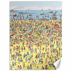 Waldo Cartoon Where s Wally Water Sky Sea Day Nature Canvas 36  X 48  by 99art