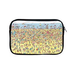 Waldo Cartoon Where s Wally Water Sky Sea Day Nature Apple Macbook Pro 13  Zipper Case by 99art