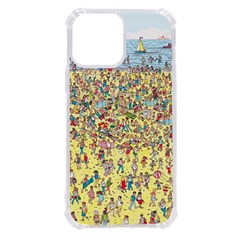 Waldo Cartoon Where s Wally Water Sky Sea Day Nature Iphone 13 Pro Max Tpu Uv Print Case by 99art