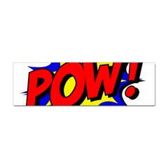 Pow Comic Comic Book Fight Sticker (bumper) by 99art