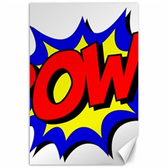 Pow Comic Comic Book Fight Canvas 24  X 36  by 99art