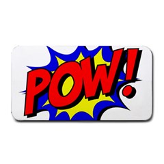 Pow Comic Comic Book Fight Medium Bar Mat by 99art