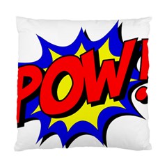 Pow Comic Comic Book Fight Standard Cushion Case (one Side) by 99art