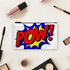 Pow Comic Comic Book Fight Cosmetic Bag (small) by 99art