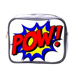 Pow Comic Comic Book Fight Mini Toiletries Bag (one Side)