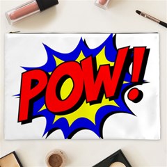 Pow Comic Comic Book Fight Cosmetic Bag (xxl) by 99art