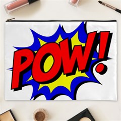 Pow Comic Comic Book Fight Cosmetic Bag (xxxl) by 99art