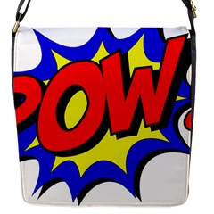 Pow Comic Comic Book Fight Flap Closure Messenger Bag (s) by 99art