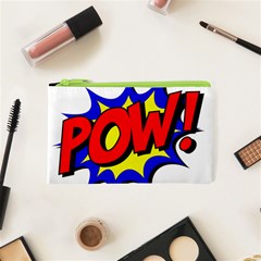 Pow Comic Comic Book Fight Cosmetic Bag (xs) by 99art