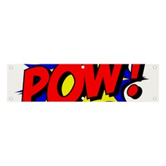 Pow Comic Comic Book Fight Banner And Sign 4  X 1  by 99art