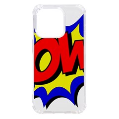 Pow Comic Comic Book Fight Iphone 14 Pro Tpu Uv Print Case by 99art