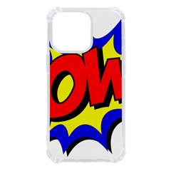 Pow Comic Comic Book Fight Iphone 13 Pro Tpu Uv Print Case by 99art