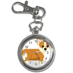 Corgi Dog Puppy Key Chain Watches by 99art