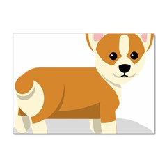 Corgi Dog Puppy Sticker A4 (10 Pack) by 99art