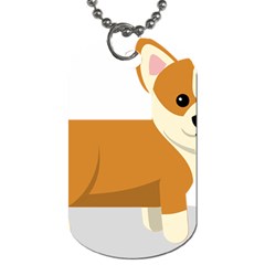 Corgi Dog Puppy Dog Tag (two Sides) by 99art