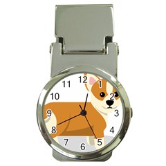 Corgi Dog Puppy Money Clip Watches by 99art