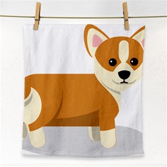 Corgi Dog Puppy Face Towel by 99art