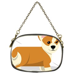 Corgi Dog Puppy Chain Purse (one Side) by 99art