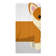 Corgi Dog Puppy Shower Curtain 36  X 72  (stall)  by 99art