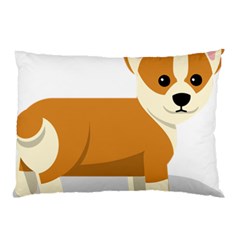 Corgi Dog Puppy Pillow Case (two Sides) by 99art