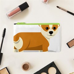 Corgi Dog Puppy Cosmetic Bag (xs) by 99art