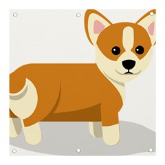 Corgi Dog Puppy Banner And Sign 3  X 3  by 99art