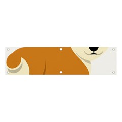 Corgi Dog Puppy Banner And Sign 4  X 1  by 99art