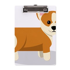 Corgi Dog Puppy A5 Acrylic Clipboard