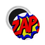 Zap Comic Book Fight 2.25  Magnets Front