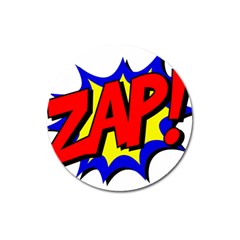 Zap Comic Book Fight Magnet 3  (round)