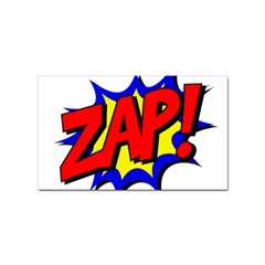 Zap Comic Book Fight Sticker Rectangular (10 Pack) by 99art