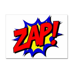 Zap Comic Book Fight Sticker A4 (10 Pack) by 99art