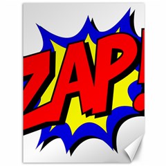 Zap Comic Book Fight Canvas 36  X 48 