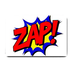 Zap Comic Book Fight Small Doormat by 99art