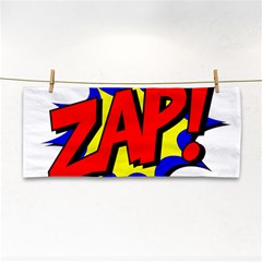 Zap Comic Book Fight Hand Towel