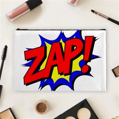 Zap Comic Book Fight Cosmetic Bag (large) by 99art