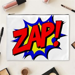 Zap Comic Book Fight Cosmetic Bag (xl) by 99art