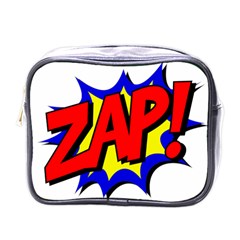 Zap Comic Book Fight Mini Toiletries Bag (one Side)