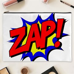 Zap Comic Book Fight Cosmetic Bag (xxxl) by 99art