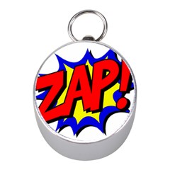 Zap Comic Book Fight Mini Silver Compasses by 99art