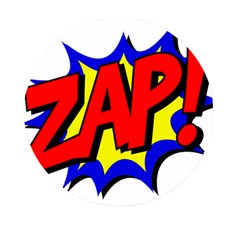 Zap Comic Book Fight Mini Round Pill Box (pack Of 3) by 99art