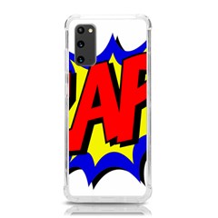 Zap Comic Book Fight Samsung Galaxy S20 6 2 Inch Tpu Uv Case by 99art