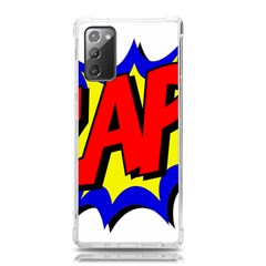 Zap Comic Book Fight Samsung Galaxy Note 20 Tpu Uv Case