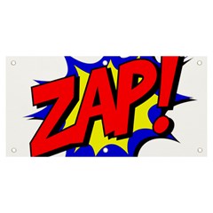 Zap Comic Book Fight Banner And Sign 6  X 3  by 99art