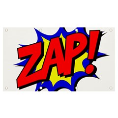 Zap Comic Book Fight Banner And Sign 7  X 4  by 99art