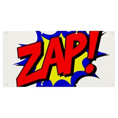 Zap Comic Book Fight Banner And Sign 8  X 4  by 99art