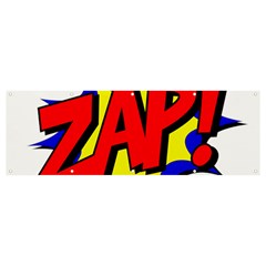 Zap Comic Book Fight Banner And Sign 12  X 4  by 99art